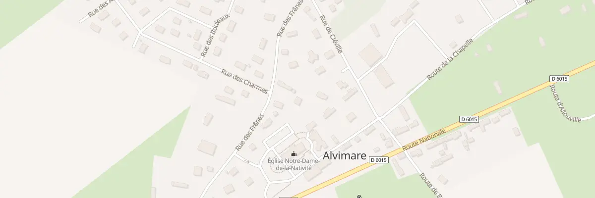 Plan du 29 Rue des Frenes à Alvimare