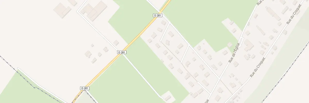 Plan du 5 All des Peupliers à Norville