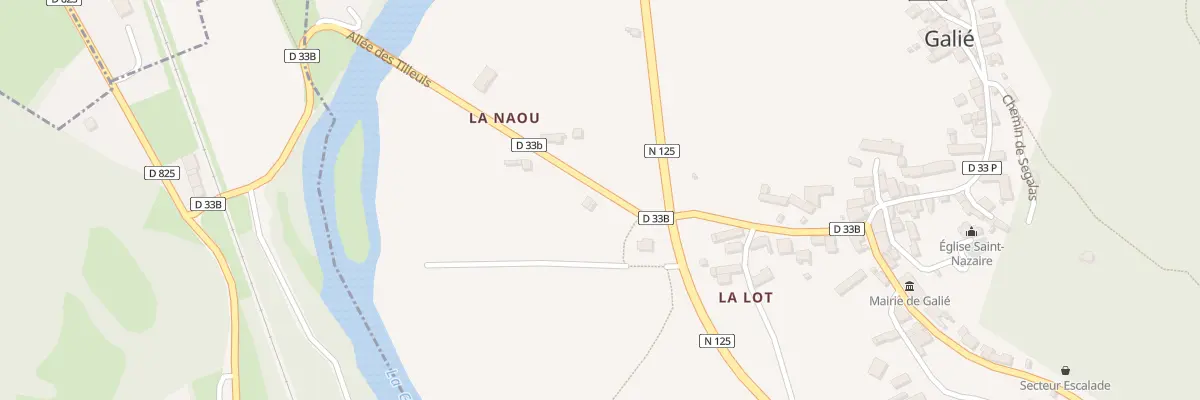 Plan du 1 All des Tilleuls à Galié
