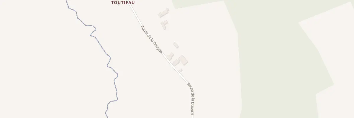 Plan du 604 Rte de la Douyne à Ferrensac