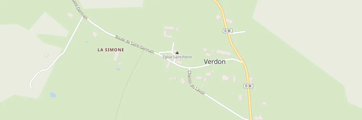 Plan du 14 Le Bourg à Verdon