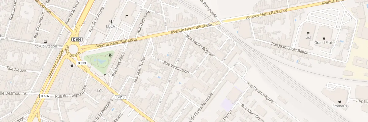 Plan du 50 Rue Rouget de Lisle à Agen