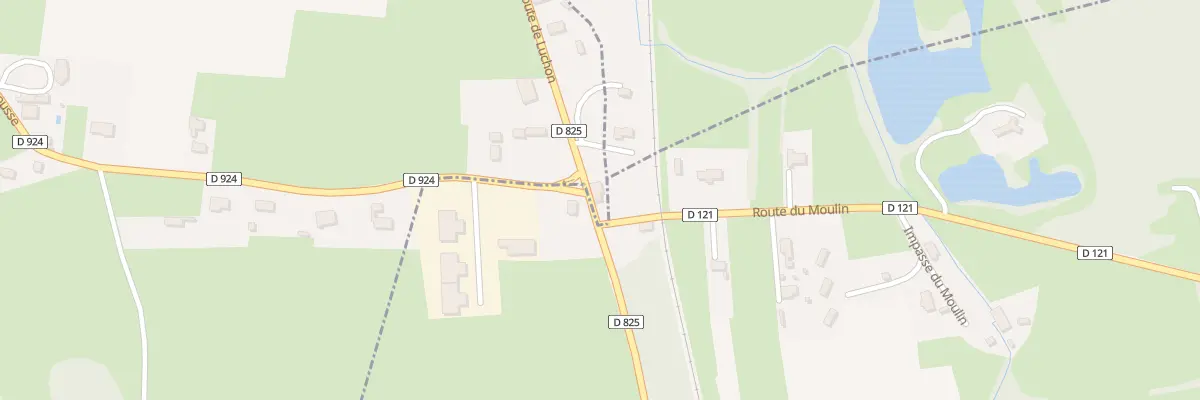 Plan du 2 Rte de Luchon à Siradan