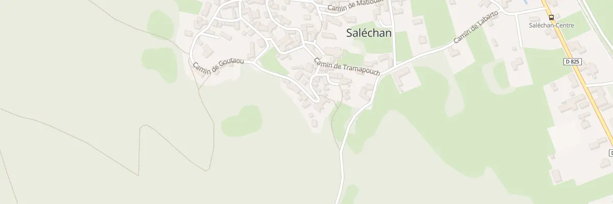 Plan du 85 Cami du Cap de Coste à Saléchan