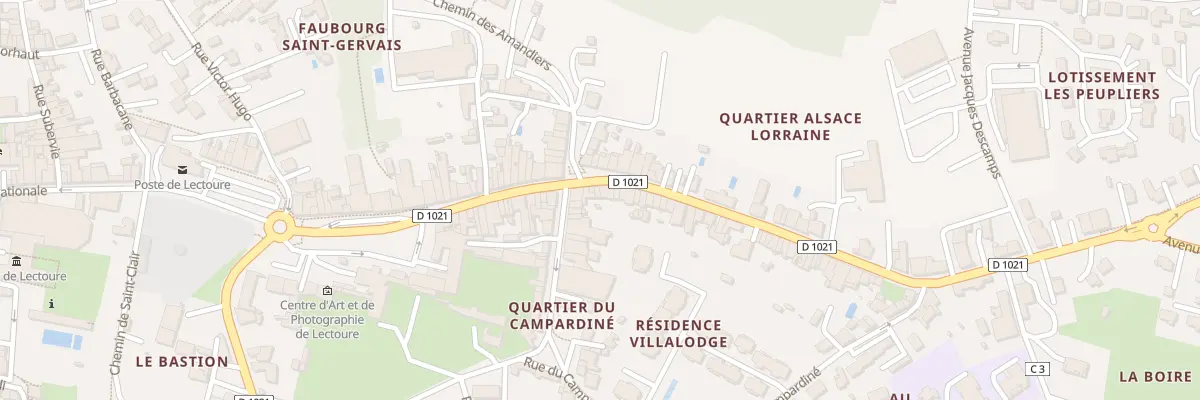 Plan du 38 Rue Alsace Lorraine à Lectoure