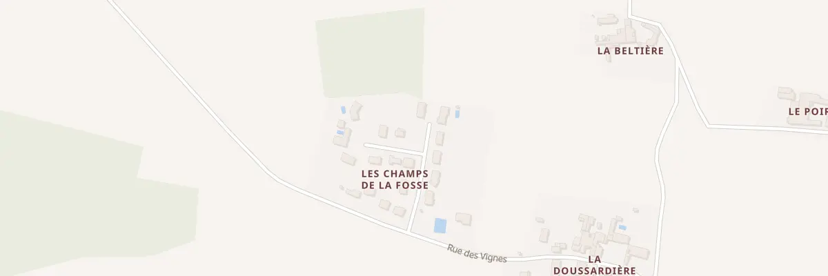 Plan du 8 Les Champs de la Fosse à Valdivienne