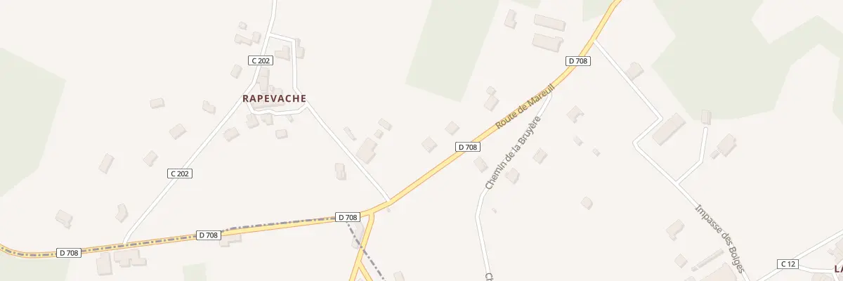 Plan du 2070 Rte de Mareuil à Saint-Martial-de-Valette