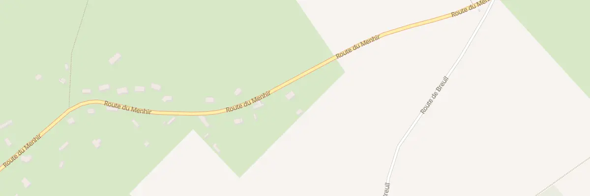 Plan du 324 Rte du Menhir - Landepereuse à Mesnil-en-Ouche