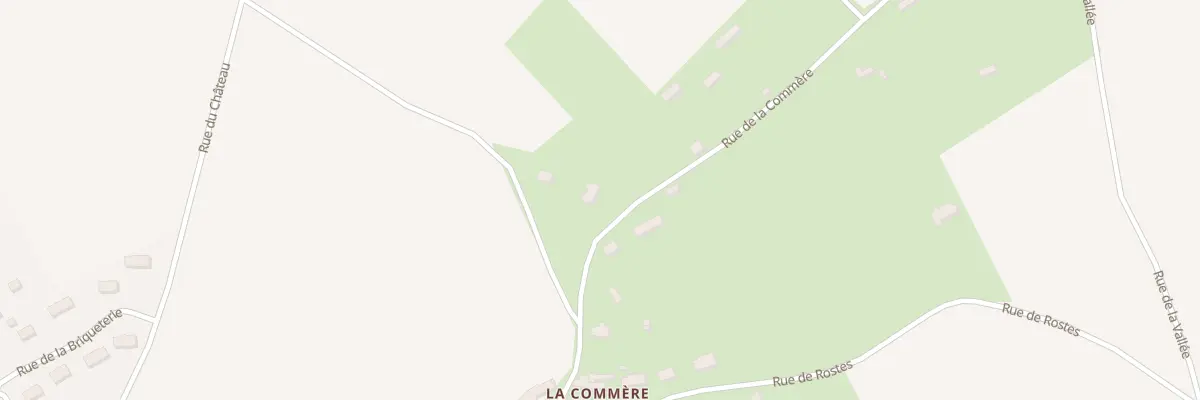 Plan du 5029F Rue de la Commere à Plasnes