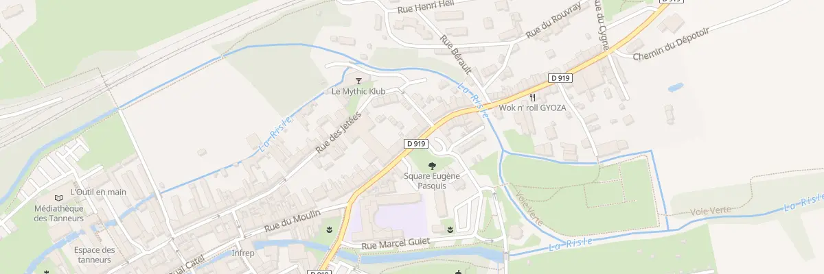 Plan du 25 Rue Saint Barthélémy à L’Aigle
