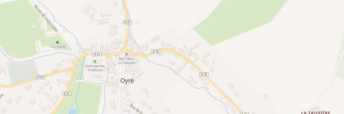 Plan du 12 Rte de Coussay-les-Bois à Oyré