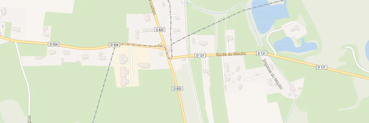Plan du 50 Rte du Moulin à Saléchan