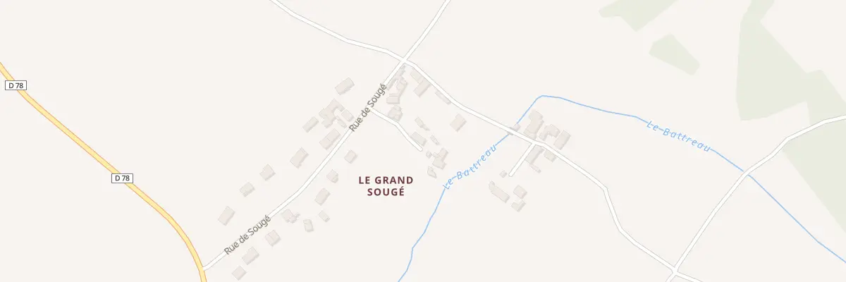 Plan du 32 Rue de Sougé à Oyré