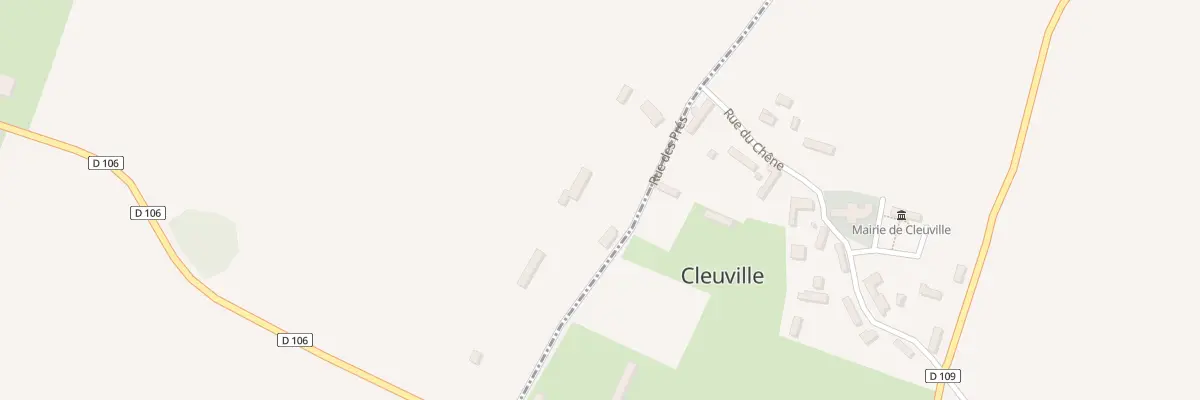 Plan du 622 Rue des Pres à Beuzeville-la-Guérard