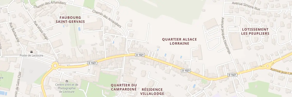 Plan du 75 Rue Alsace Lorraine à Lectoure