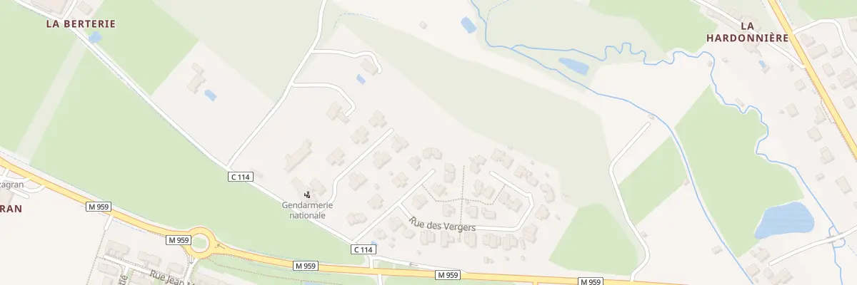 Plan du 8 Imp des Reinettes à La Membrolle-sur-Choisille