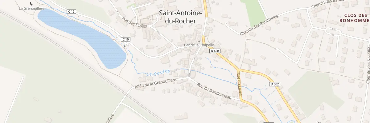 Plan du 8 Rue du Bondonneau à Saint-Antoine-du-Rocher