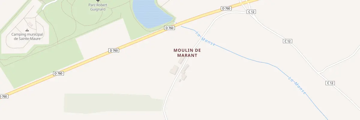 Plan du 2 Le Moulin de Marant à Sainte-Maure-de-Touraine