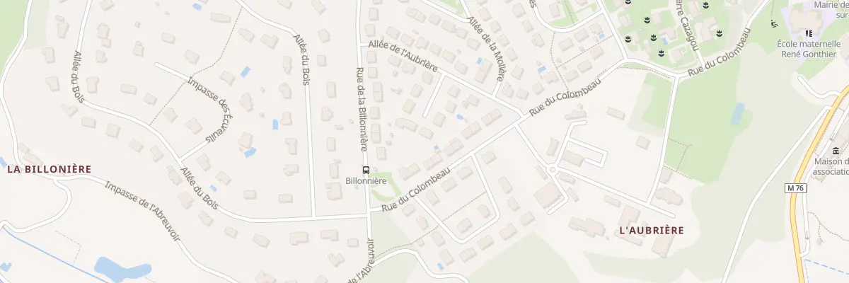 Plan du 10 All de l’Aubrière à La Membrolle-sur-Choisille