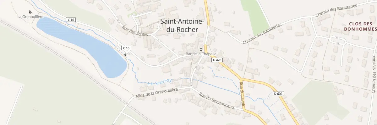 Plan du 6 Rue du Bondonneau à Saint-Antoine-du-Rocher