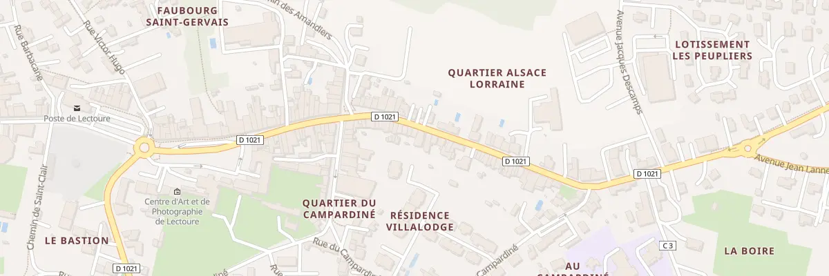 Plan du 58 Rue Alsace Lorraine à Lectoure