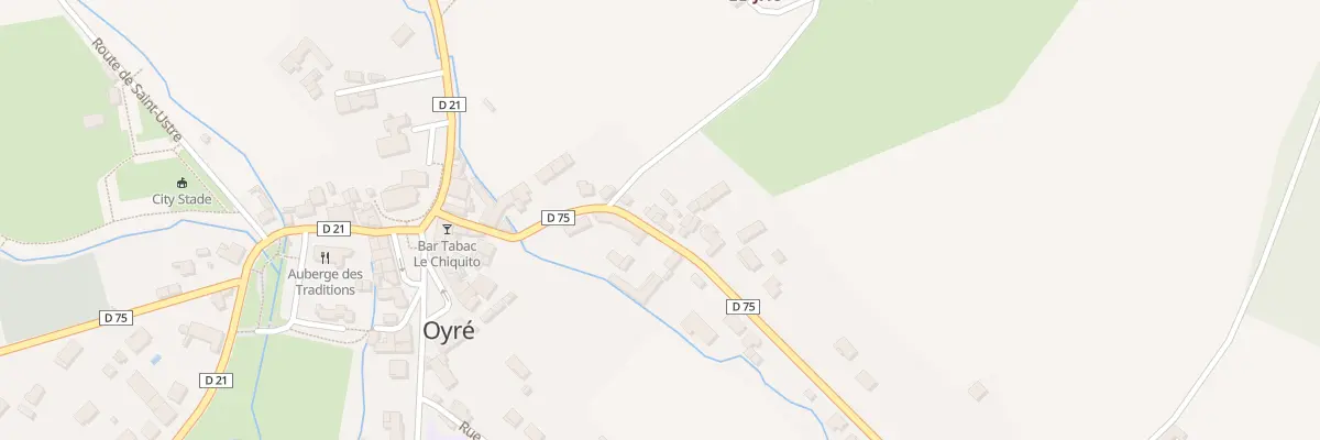 Plan du 9B Rte de Coussay-les-Bois à Oyré