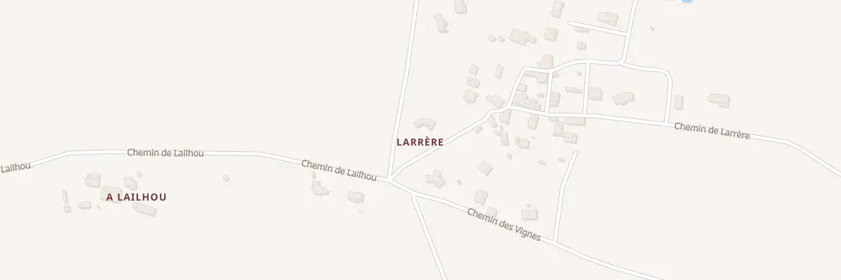 Plan du 103 Che de Larrere à Sainte-Christie