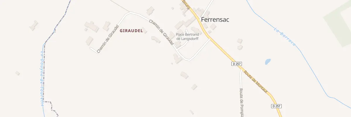 Plan du 103 Che de Giraudel à Ferrensac