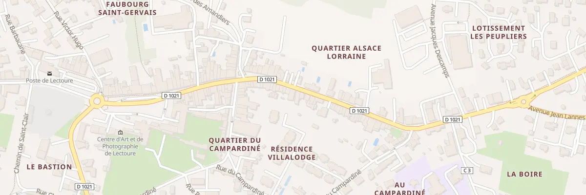 Plan du 60 Rue Alsace Lorraine à Lectoure