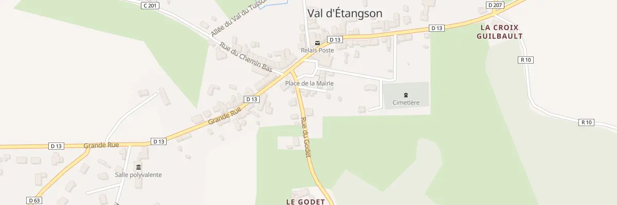 Plan du 33 Rue du Godet à Val-d’Étangson