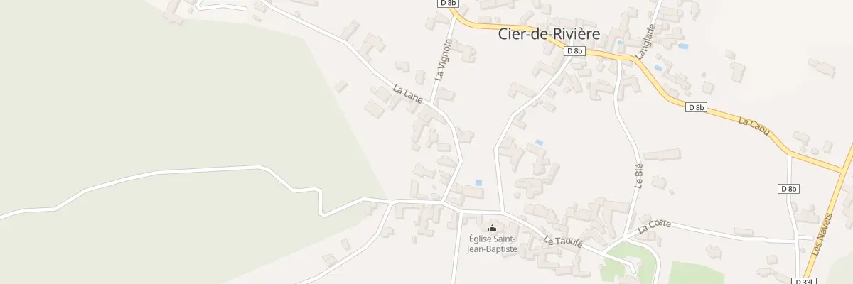 Plan du 101 La Lane à Cier-de-Rivière