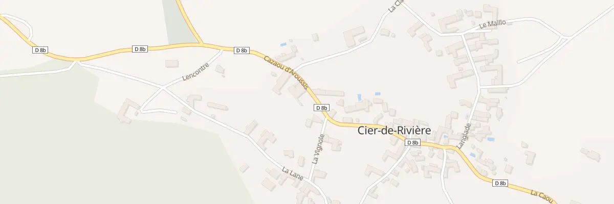 Plan du 31 Cazaou d’Aroussis à Cier-de-Rivière
