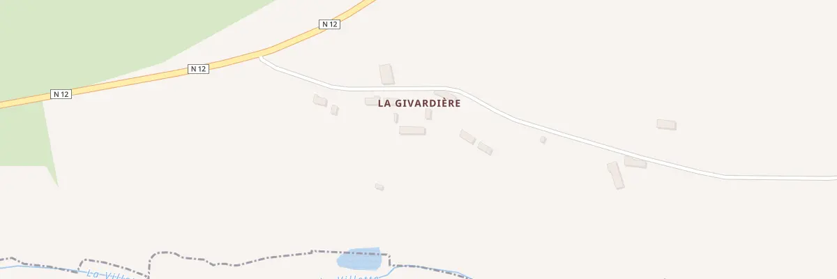 Plan du 9 La Givardière à Tourouvre au Perche