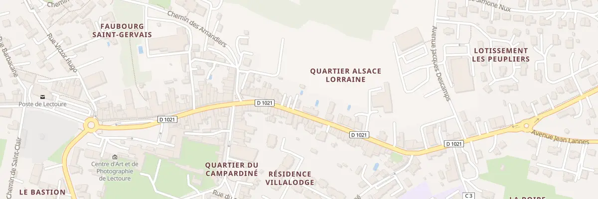 Plan du 83 Rue Alsace Lorraine à Lectoure