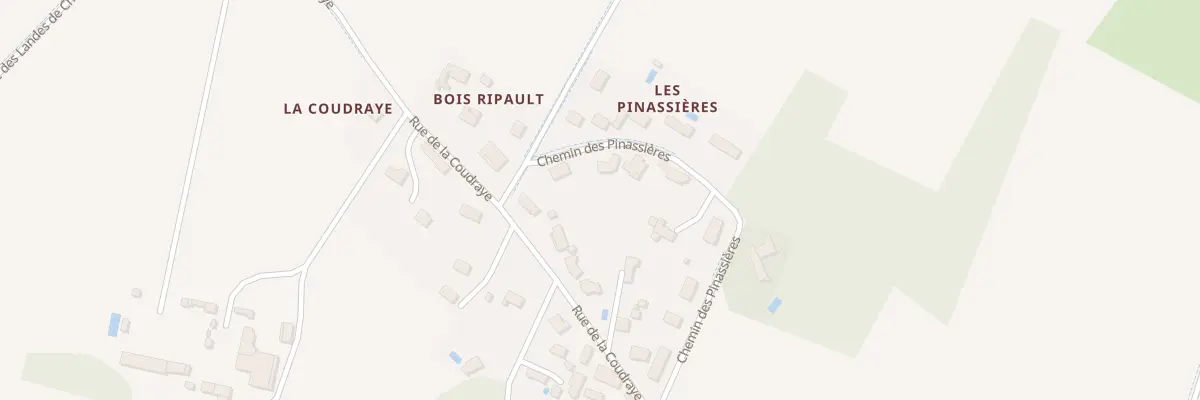 Plan du 9009 Les Pinassieres à Joué-lès-Tours