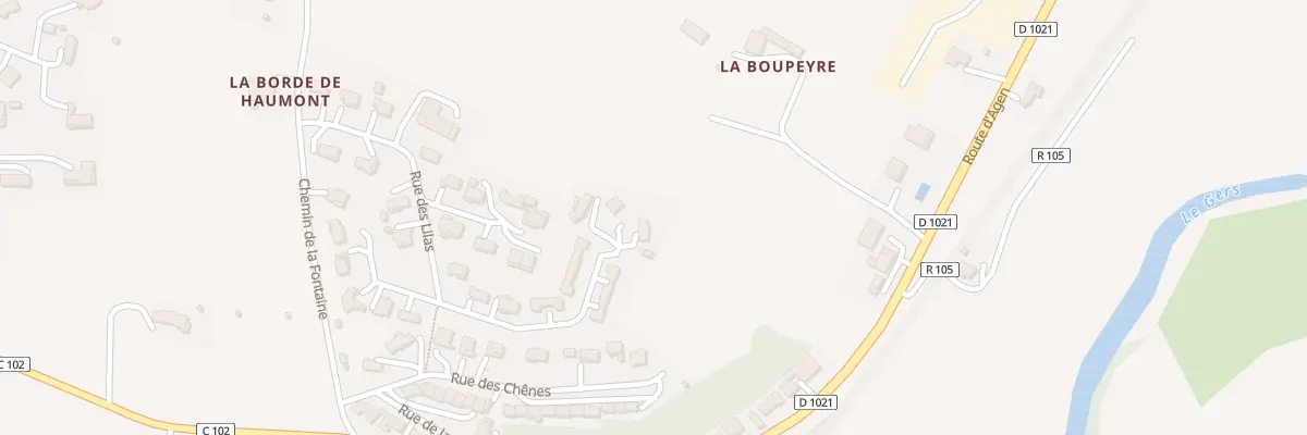 Plan du 5001 Rue de la Boupeyre à Montestruc-sur-Gers