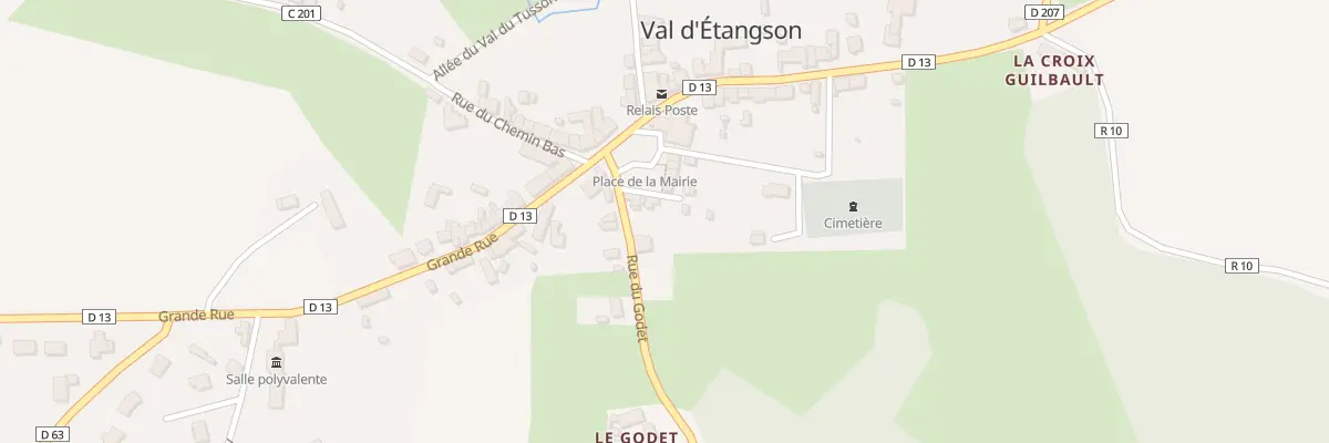 Plan du 2 Pl de la Mairie à Val-d’Étangson