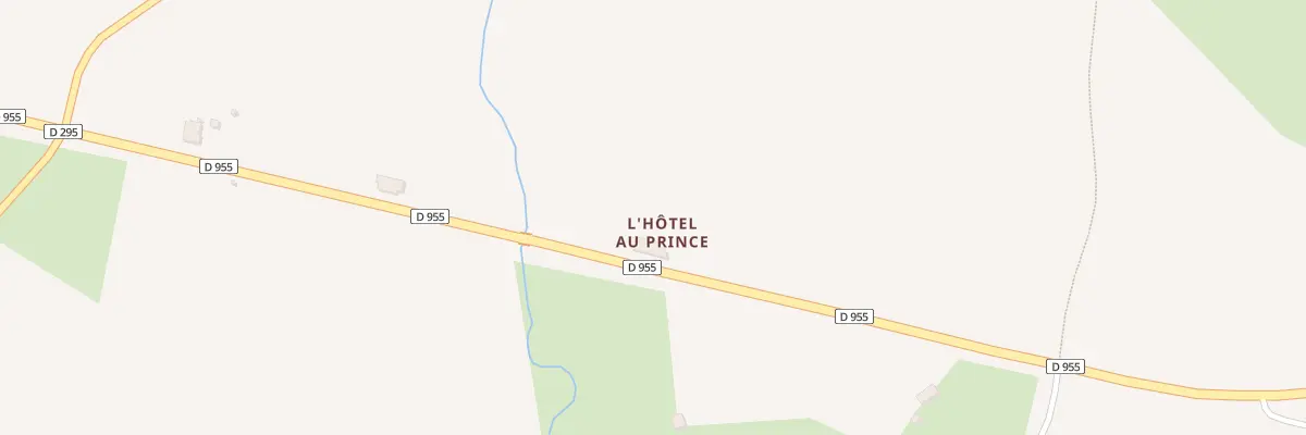 Plan de L’Hotel au Prince à Dame-Marie