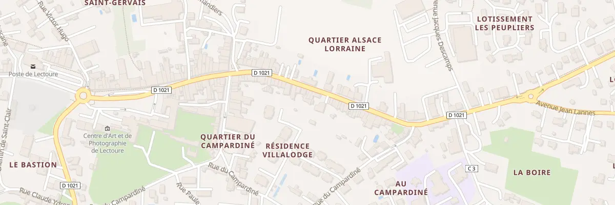 Plan du 68 Rue Alsace Lorraine à Lectoure
