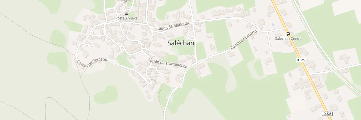 Plan du 89 Cami de Tramapouch à Saléchan