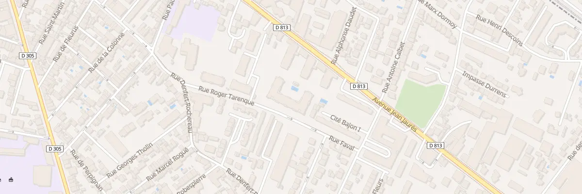 Plan du 13 Rue Roger Tarenque à Agen