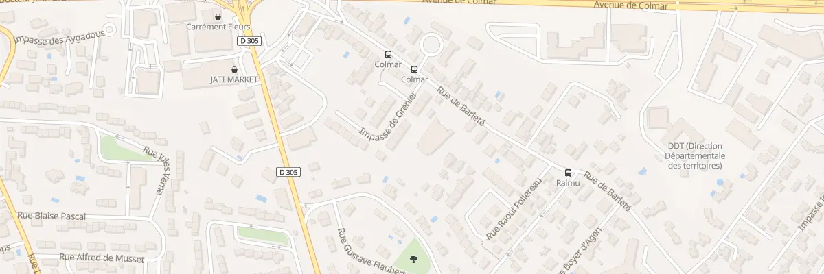 Plan du 34 Rue de Barleté à Agen