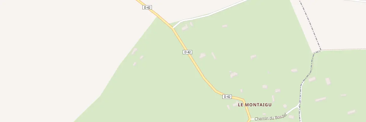 Plan du 2D Rte du Haut de la Butte à Valailles