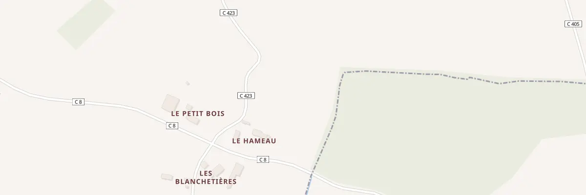 Plan du 74 Che des Bouts de Rale à Cogners