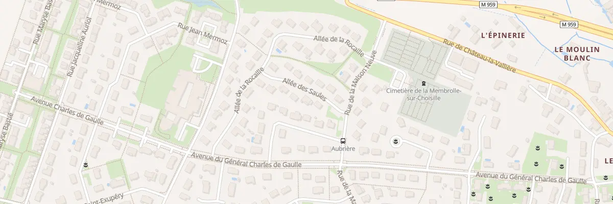 Plan du 4 All des Saules à La Membrolle-sur-Choisille