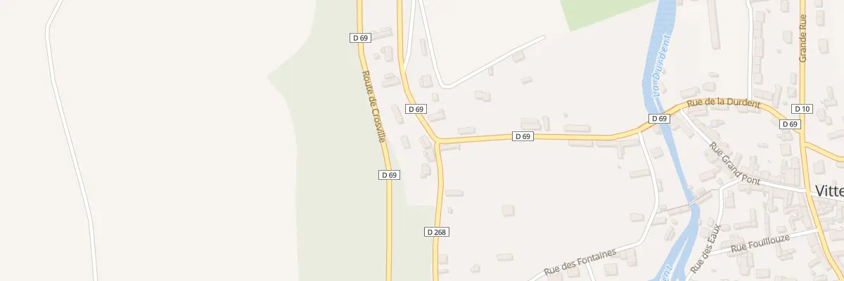 Plan du 9 Rue du Dessous des Bois à Vittefleur