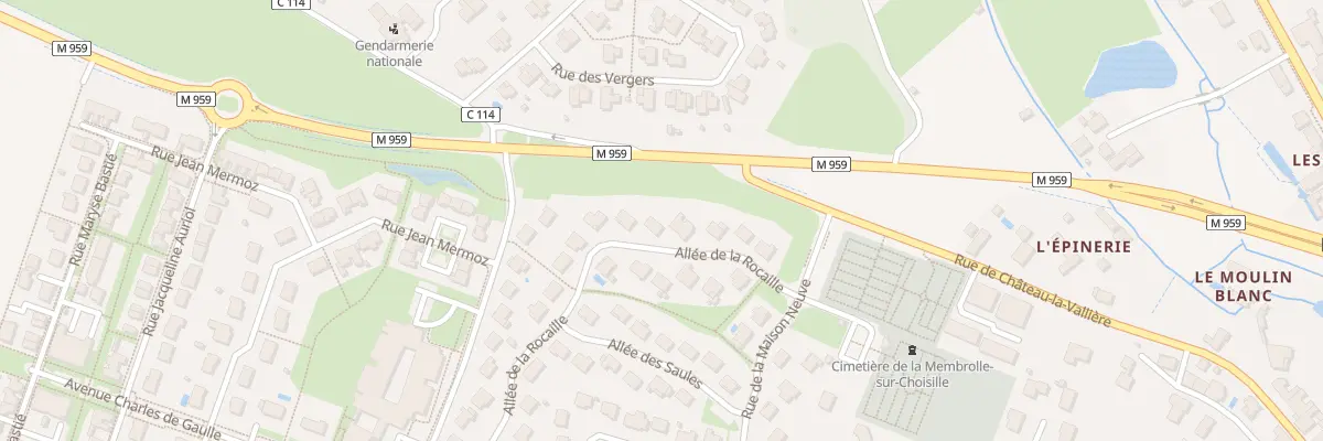 Plan du 9 All de la Rocaille à La Membrolle-sur-Choisille