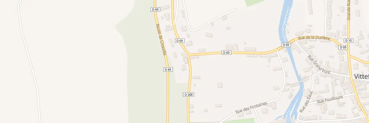 Plan du 7 Rue du Dessous des Bois à Vittefleur