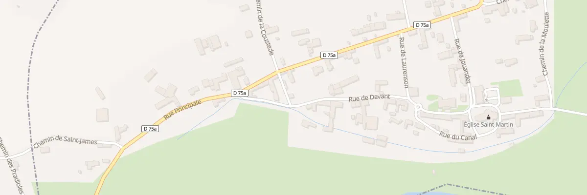 Plan du 59 Le Village à Bordes-de-Rivière