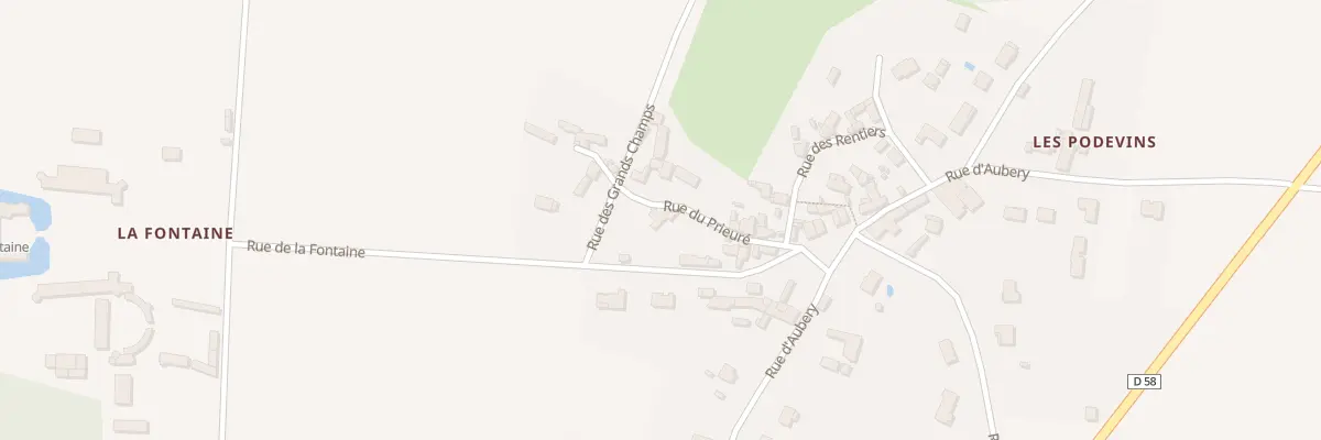 Plan du 9 Rue du Prieuré aux Ormes